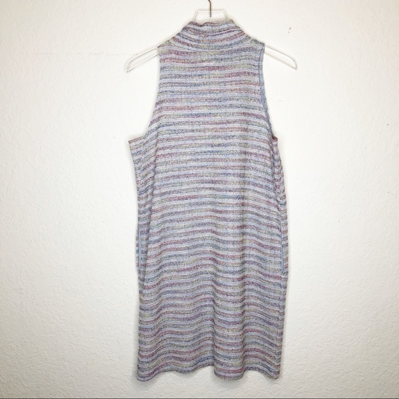 Akemi + Kin | Mock Neck Striped Sleeveless Dress S - Picture 7 of 7
